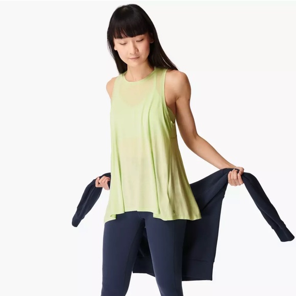Sweaty Betty Easy Peasy Tank Utopia Green - Picture 1 of 7